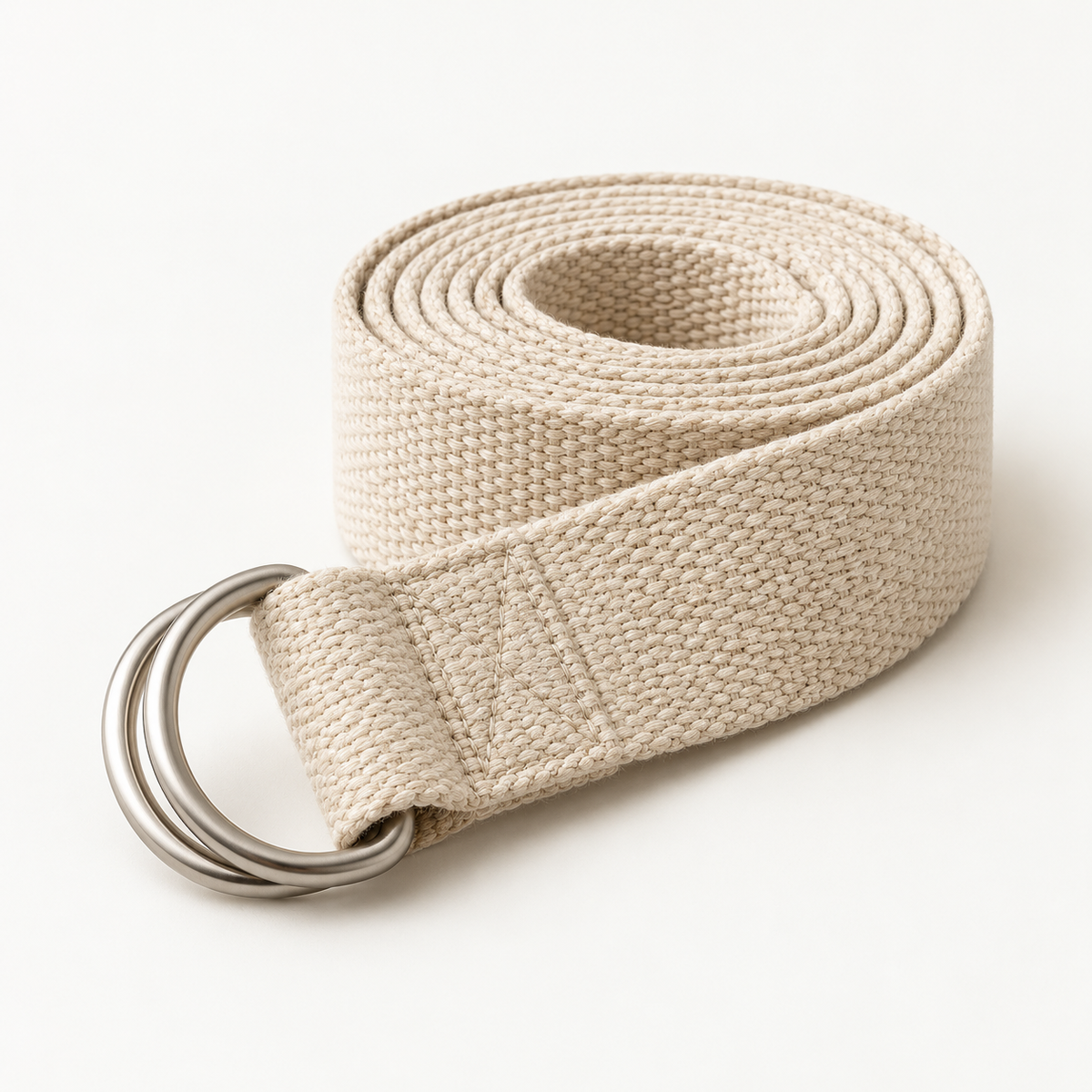 Yogabälte med metallringar