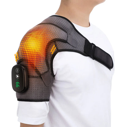 HeatEase Pro Shoulder Brace – Multi-Function Heated Massage Therapy Support