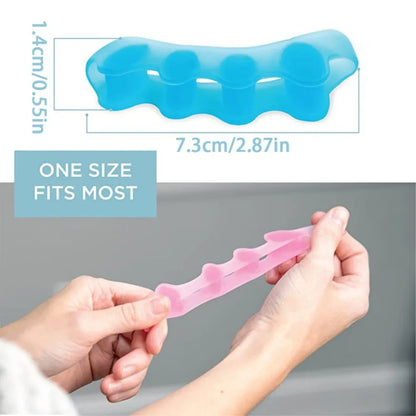 AlignFlex Gel Toe Spacer – Five-Finger Corrector for Therapeutic Relief