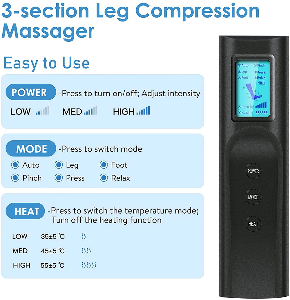 Massage boots light