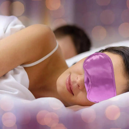 Imitated Silk Eye Patch Shading Sleep Eye Mask Eye Patch Lunch Break Sleep Eye Mask Travel Relax Cover Eyeshade Cover