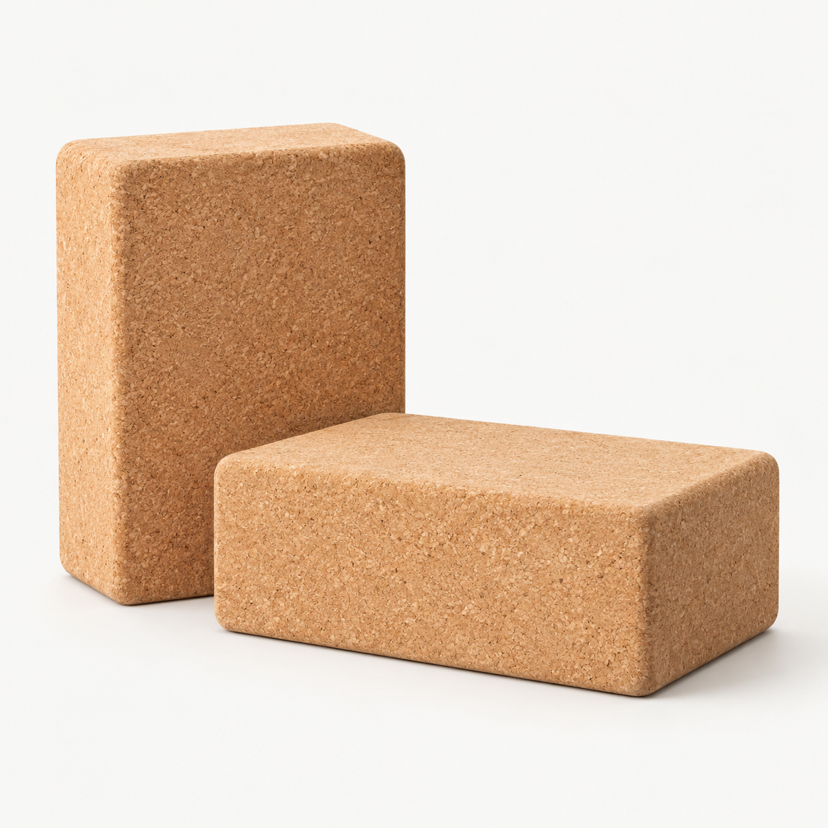 Yogablock i kork – 2-pack