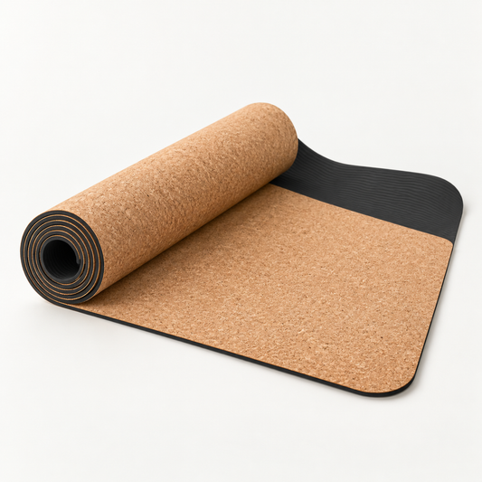 Yogamatta med korkyta